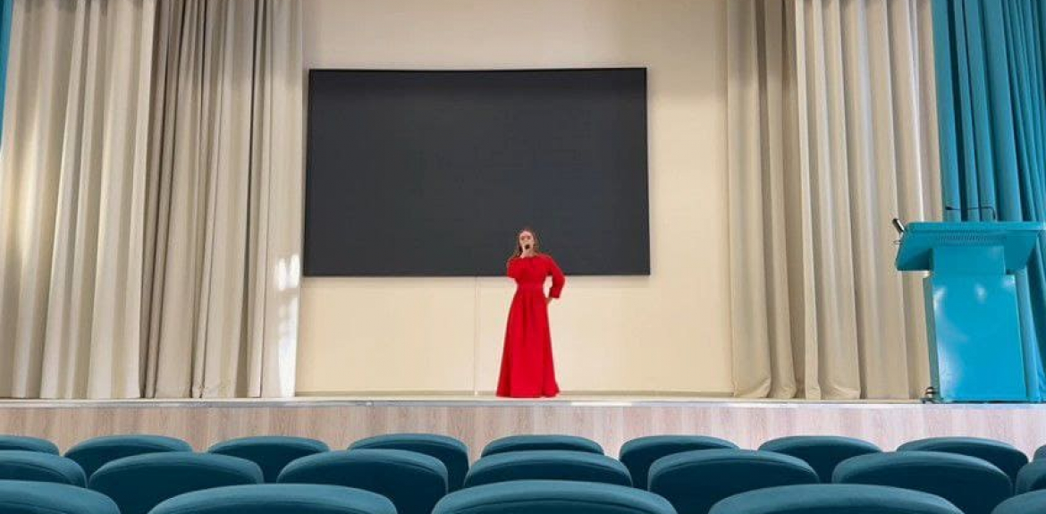 Кристина Крюкова – участница областного конкурса патриотической песни!